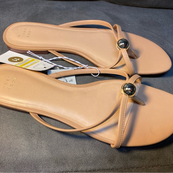 a new day Tan Sandals with Silver Accent - Picture 2 of 2